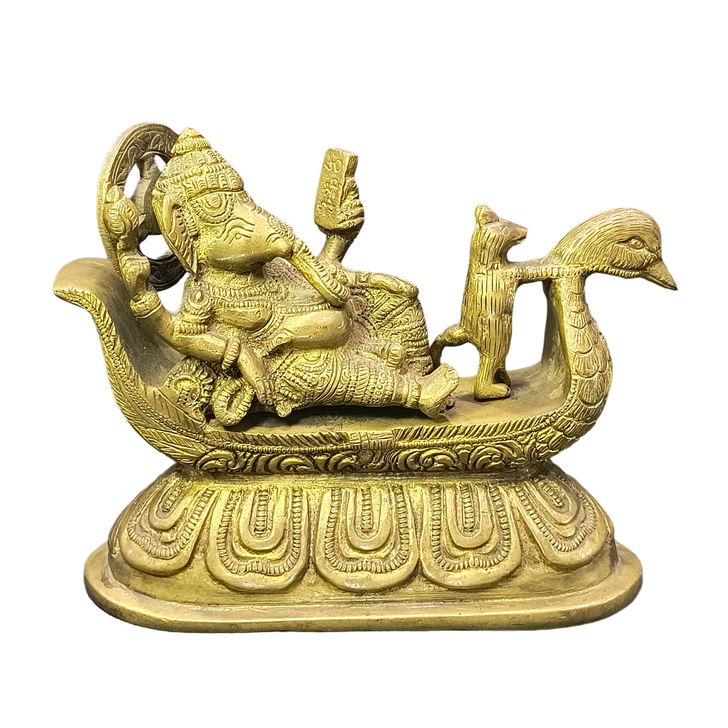 Ganesh on Swan Boat