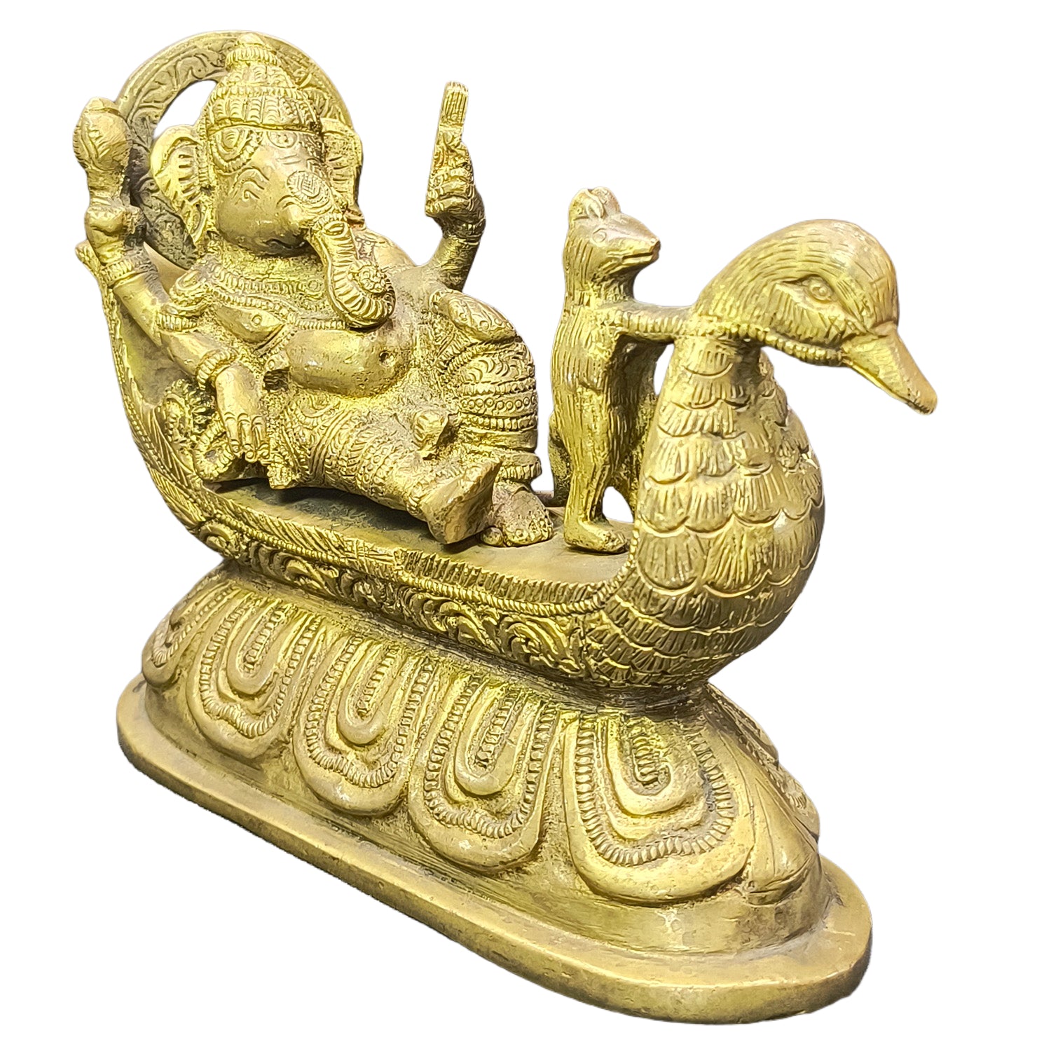 Ganesh on Swan Boat