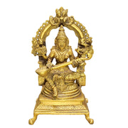 Saraswati Sitting With Arch