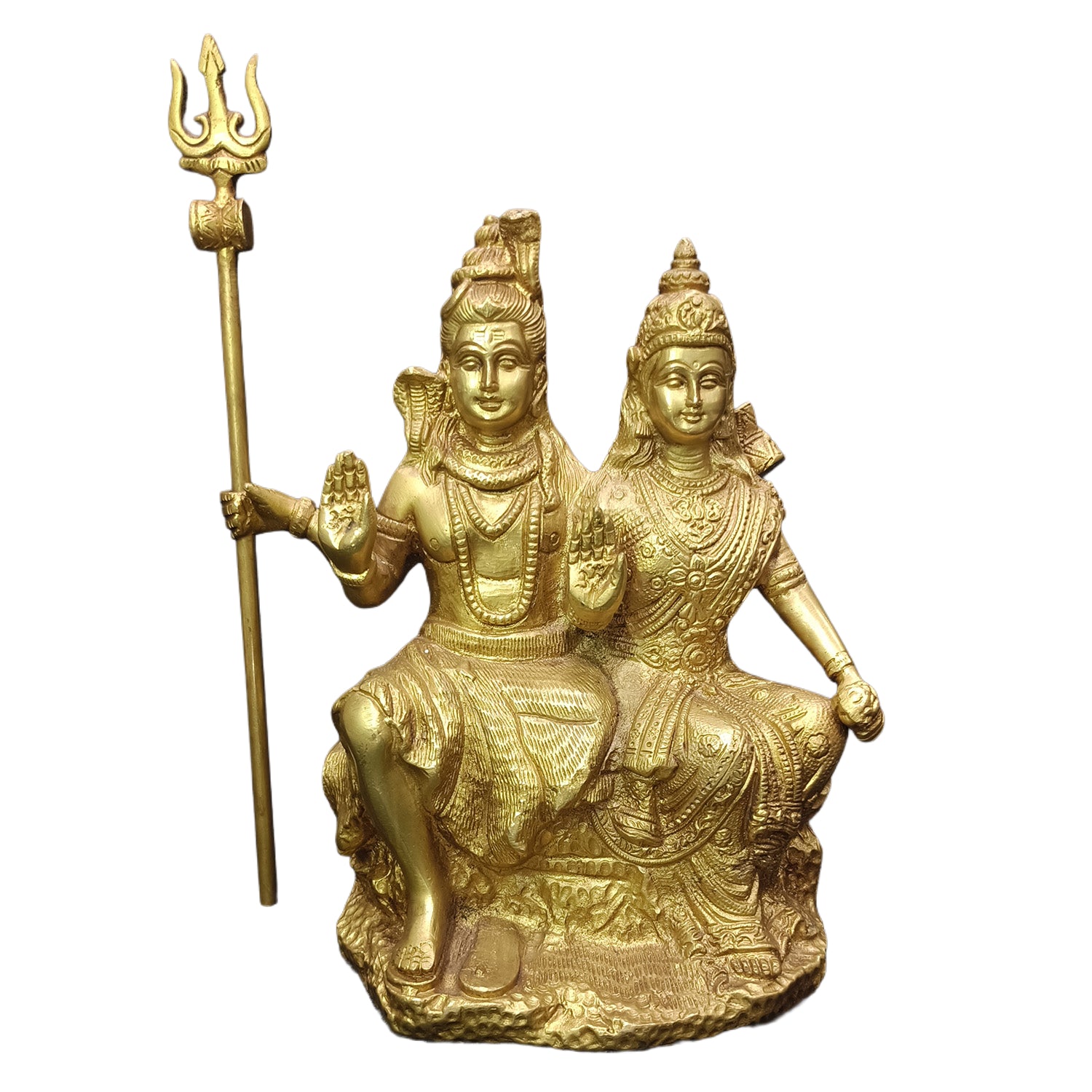 Shiva parvathi with Trisul