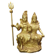 Shiva parvathi with Trisul