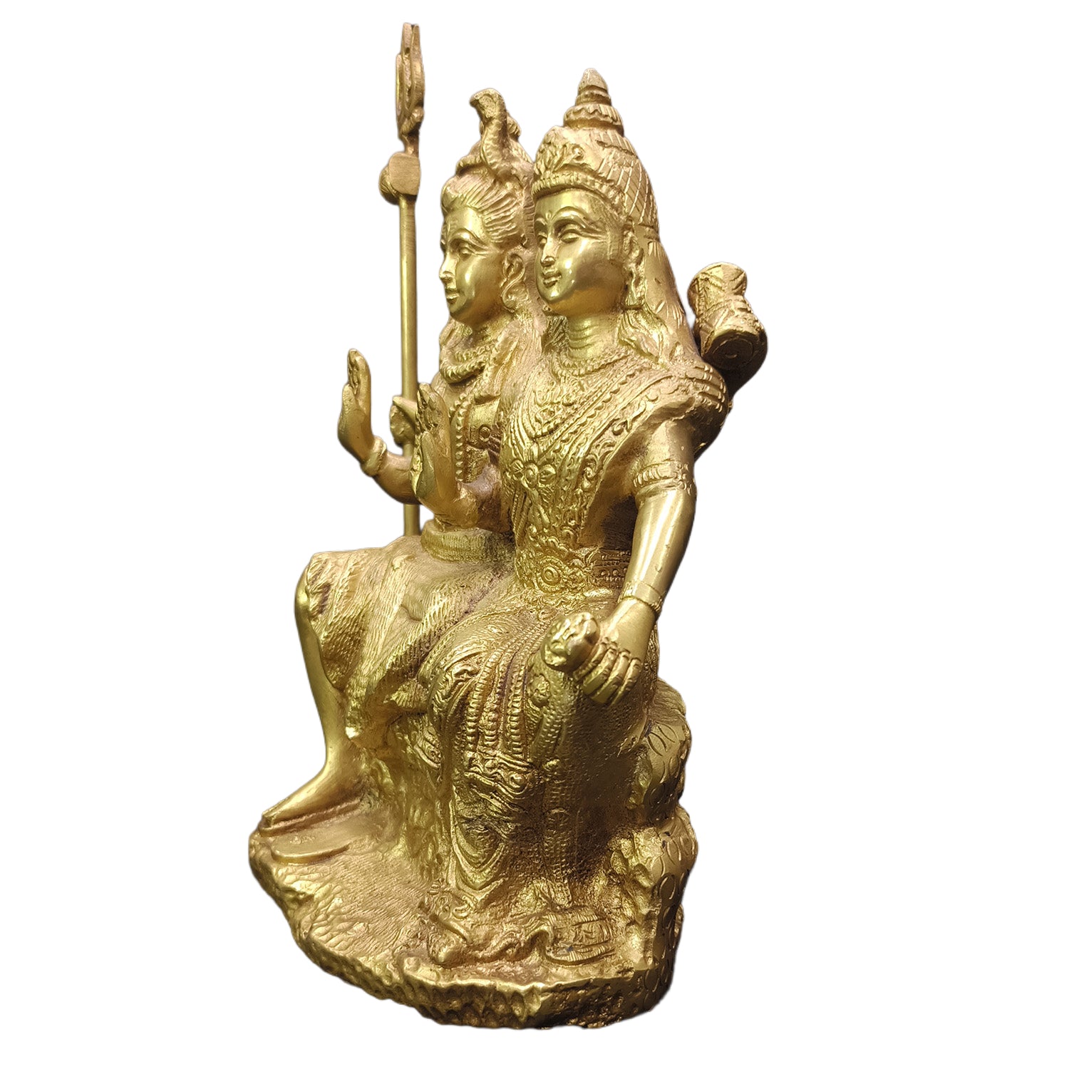 Shiva parvathi with Trisul