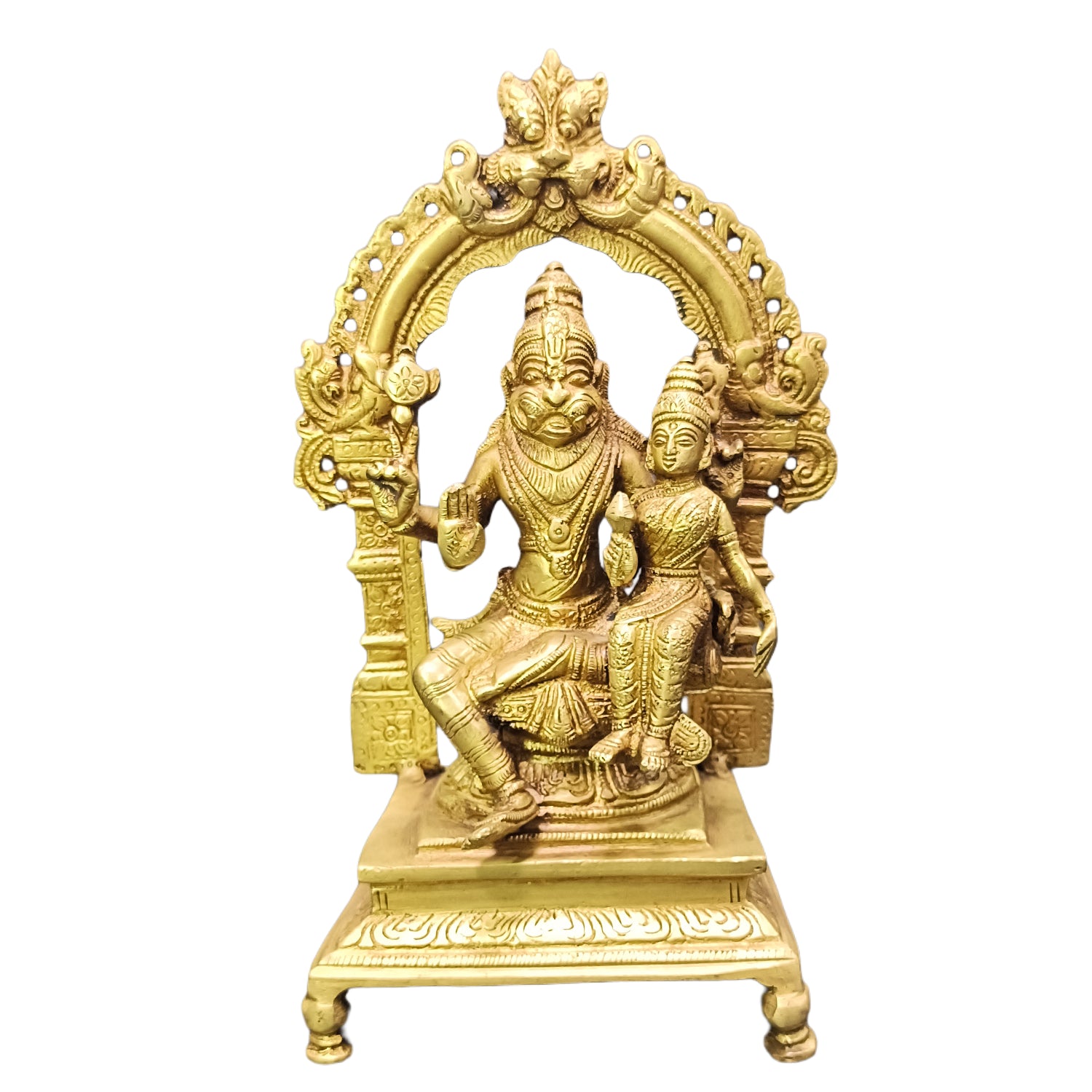 Lakshmi Narasimha Sitting with Arch
