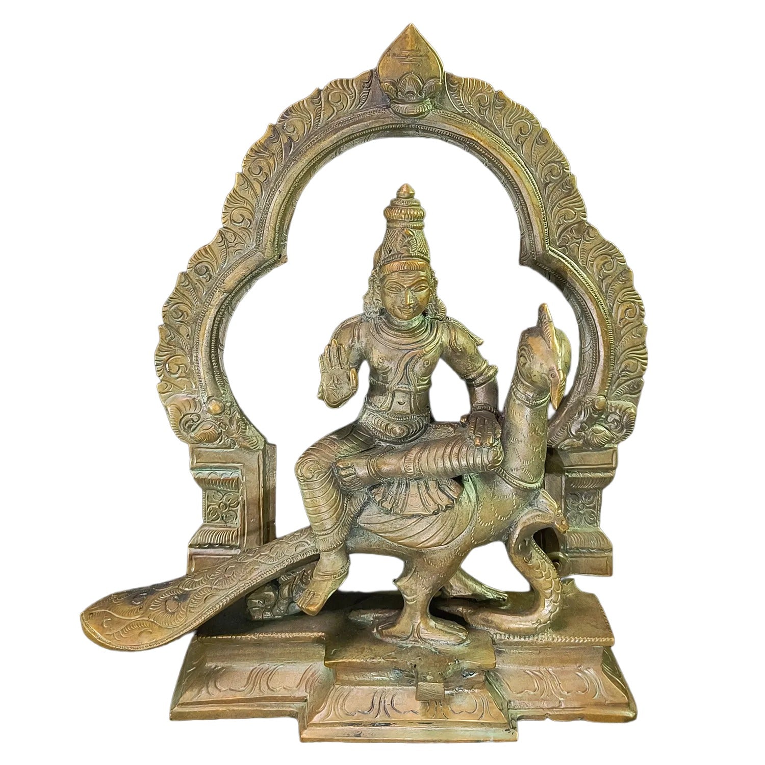 Murugan Sitting On Peacock