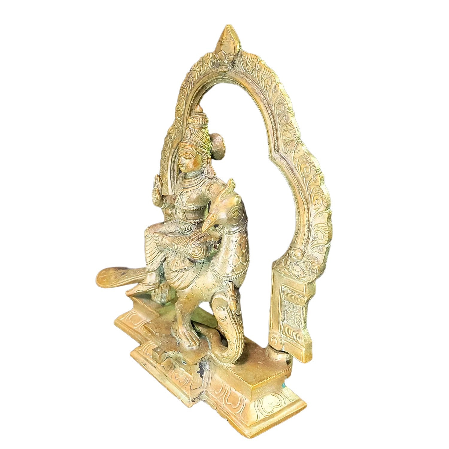 Murugan Sitting On Peacock