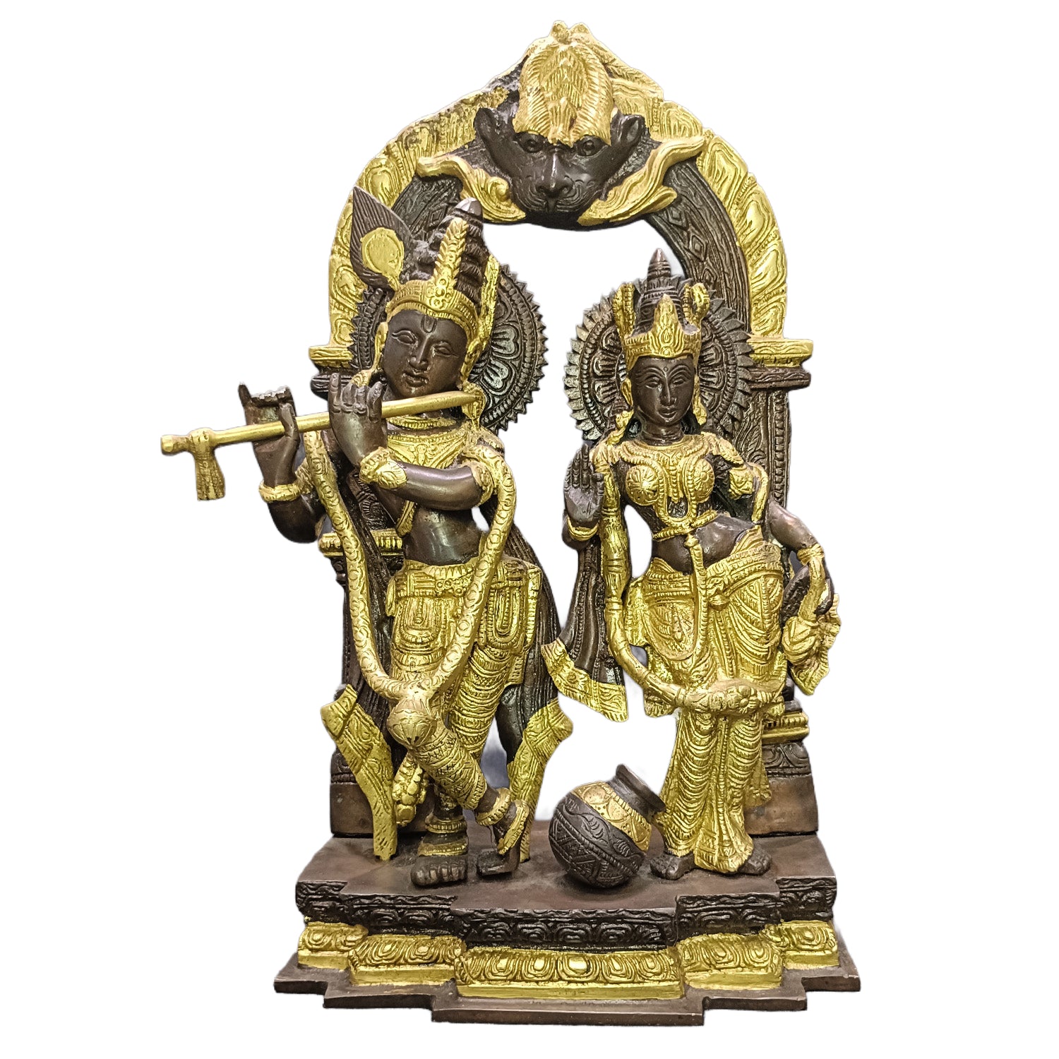 Radha Krishna Standing (Chocolate Colour)