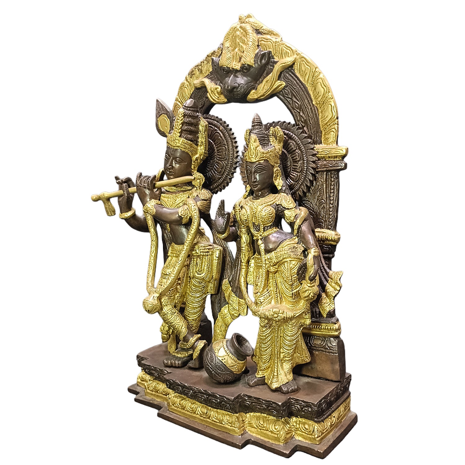 Radha Krishna Standing (Chocolate Colour)