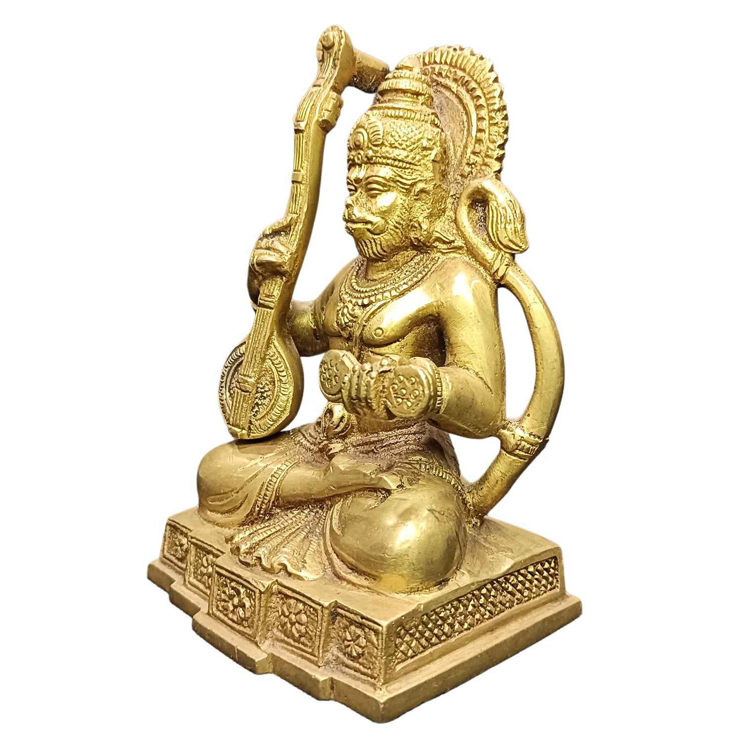 Hanuman Sitting With Instrument