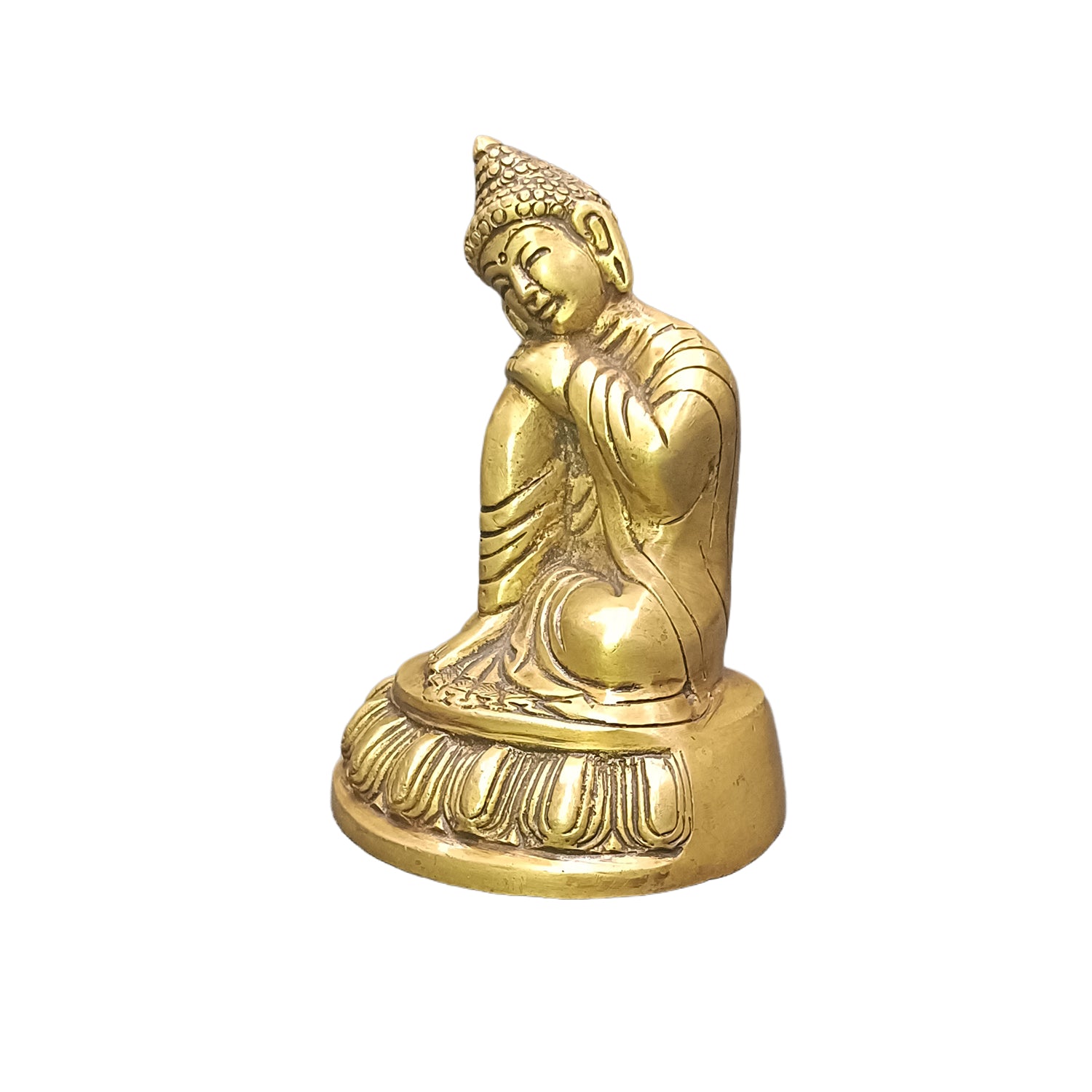 Buddha Relaxing (Brass Colour)