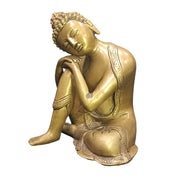 Buddha Relaxing (Brass Colour)