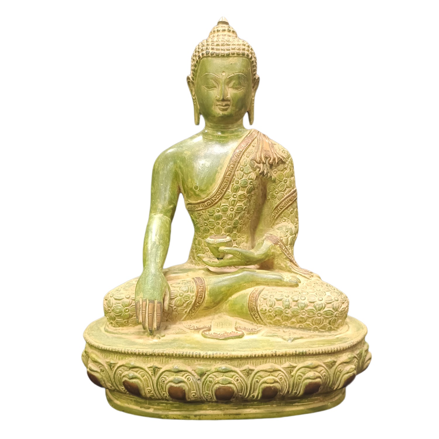 Buddha Sitting (Green Colour)