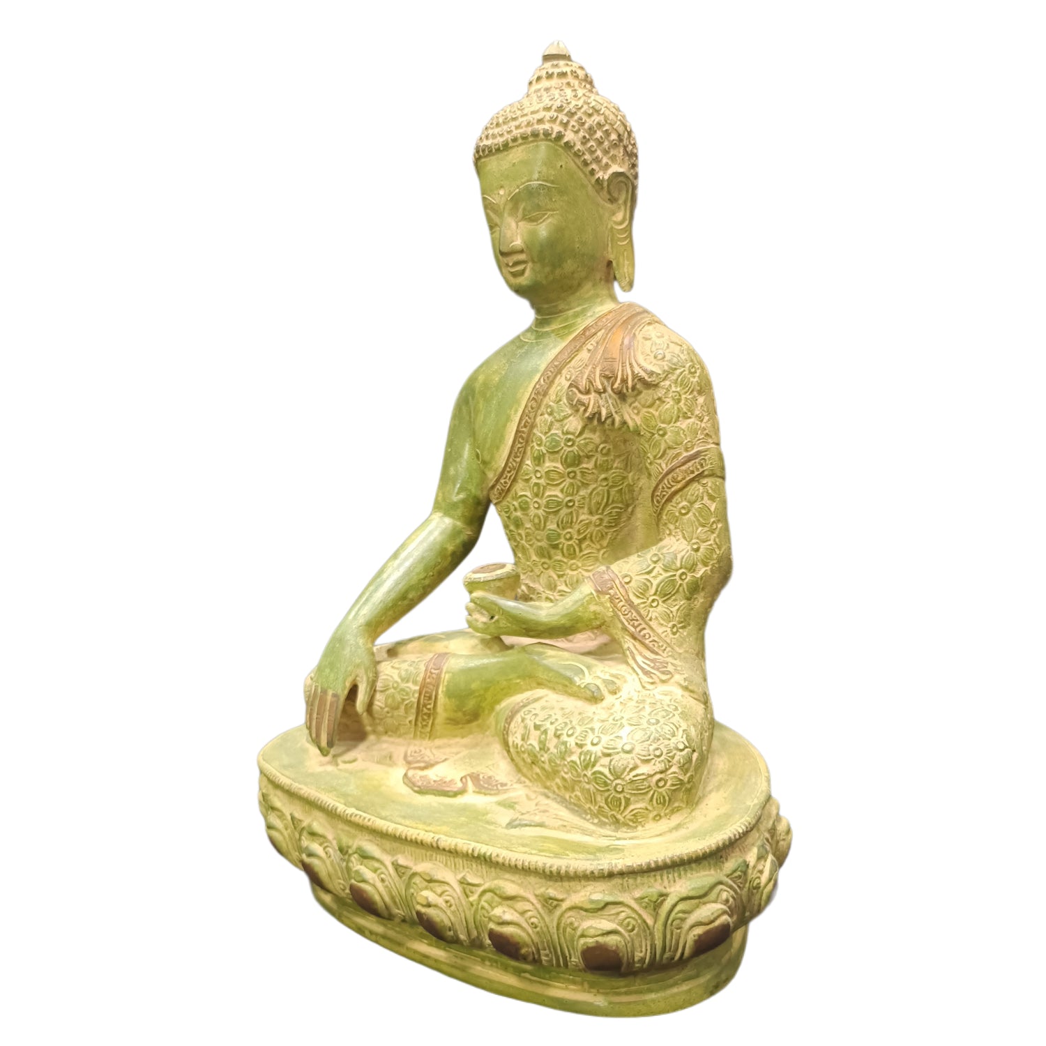 Buddha Sitting (Green Colour)