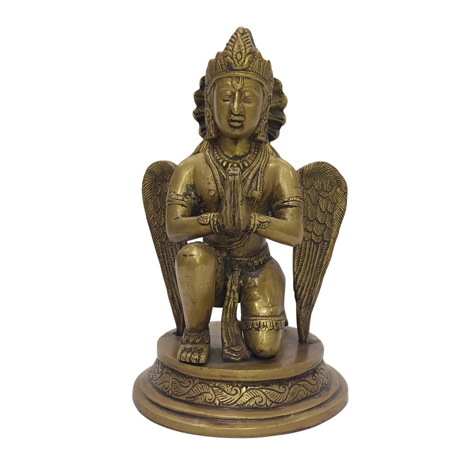 Garudan Sitting (Brass Colour)