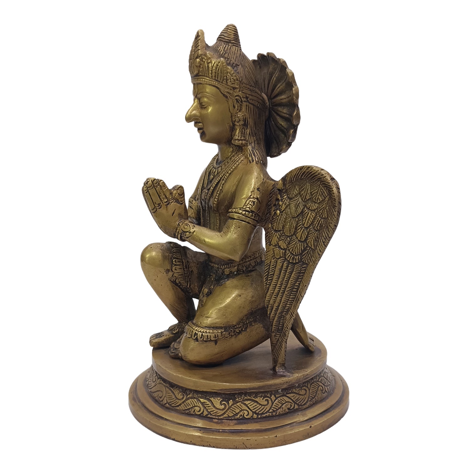 Garudan Sitting (Brass Colour)