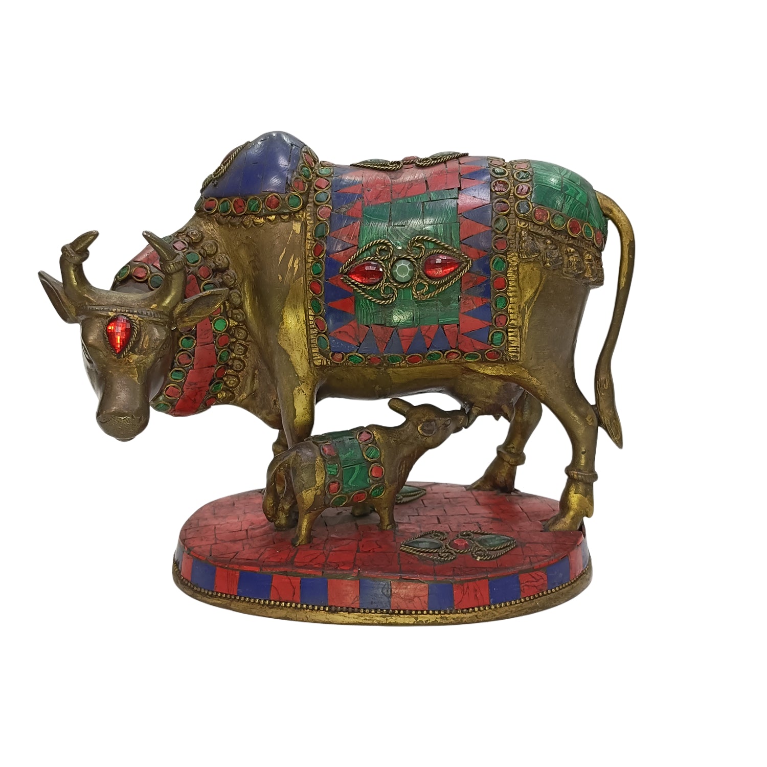 Stone Work Cow & Calf