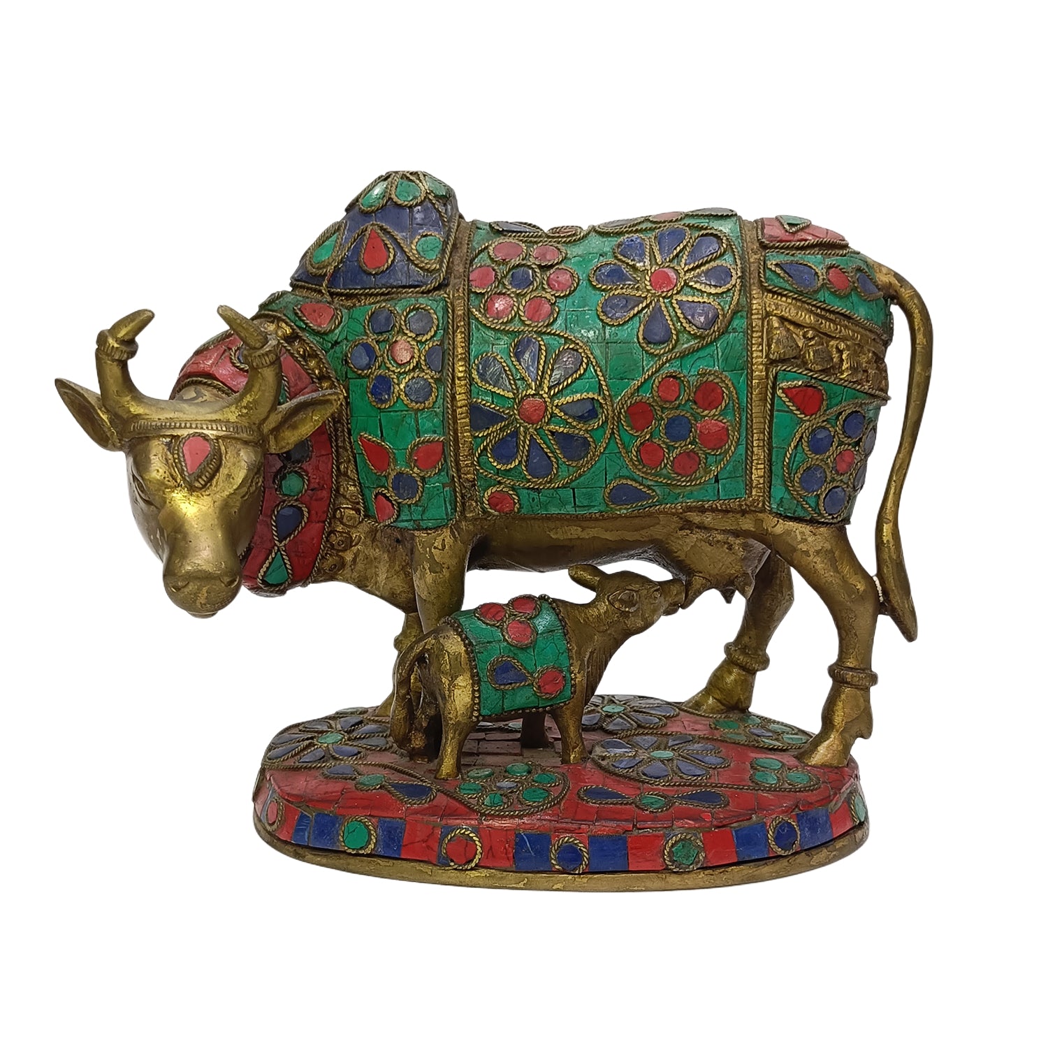 Stone Work Cow & Calf
