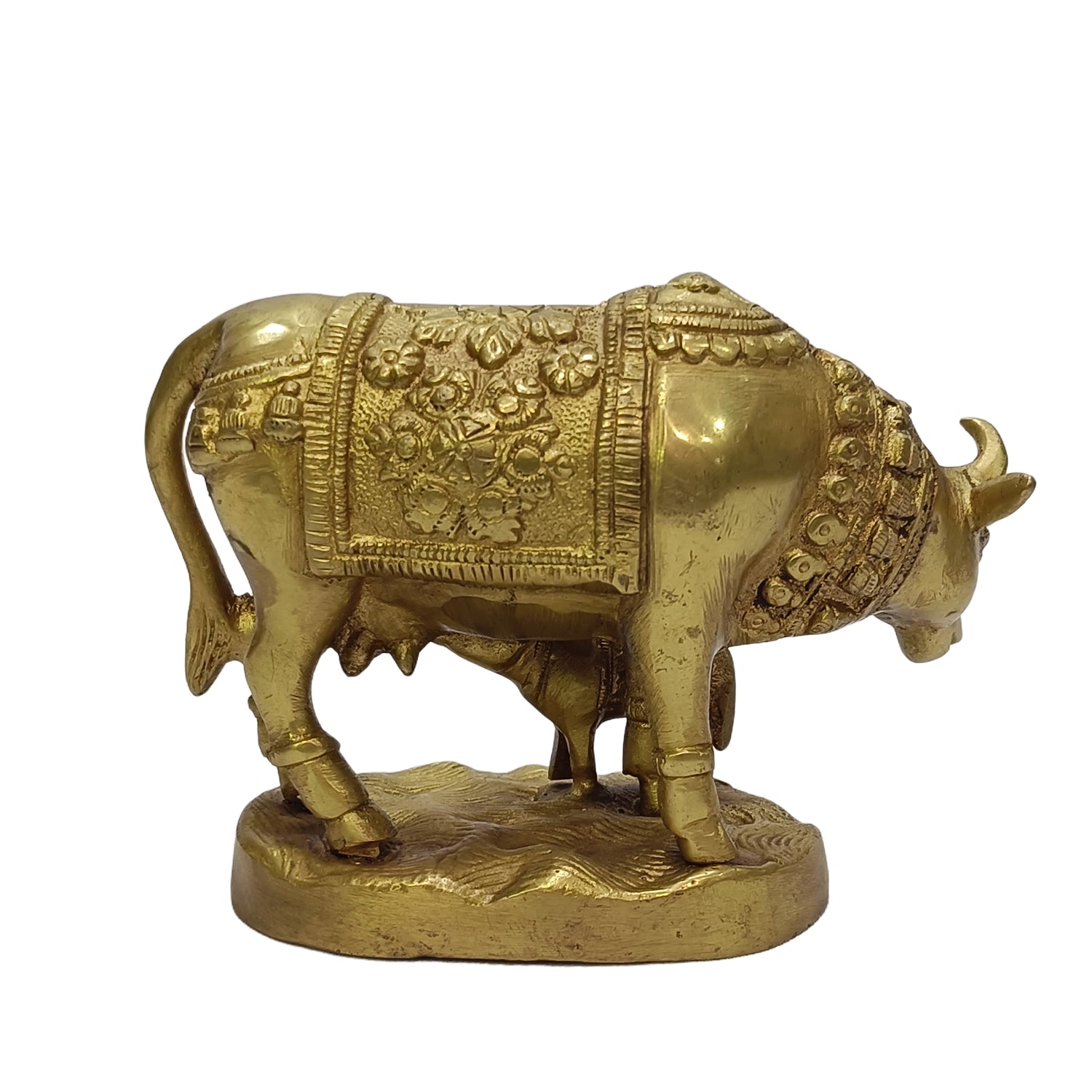 Cow & Calf (Brass Colour)