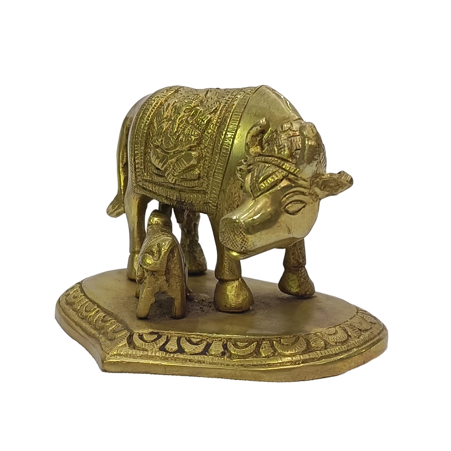 Cow & Calf (Brass Colour)