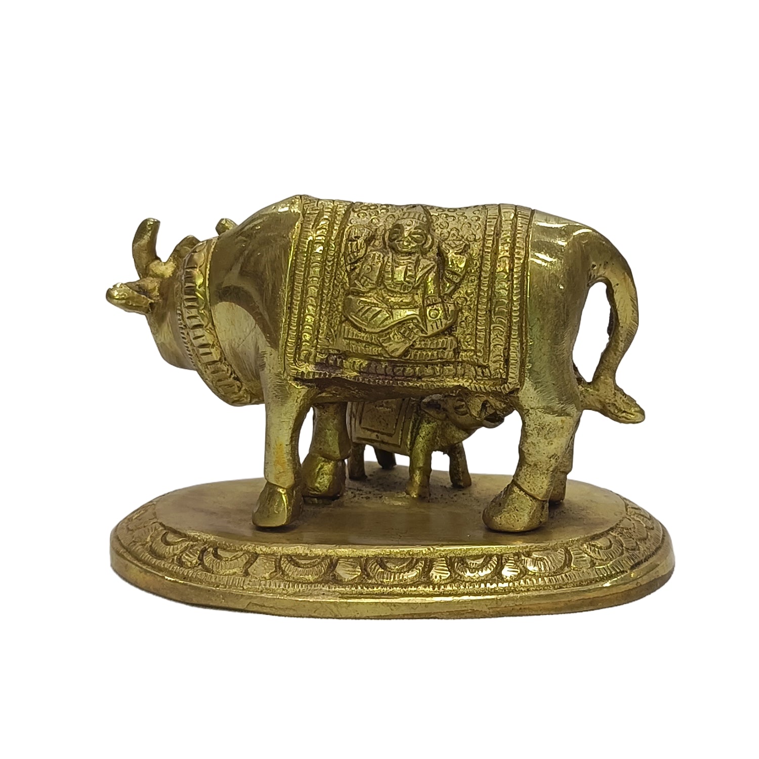 Cow & Calf (Brass Colour)