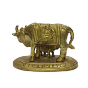 Cow & Calf (Brass Colour)