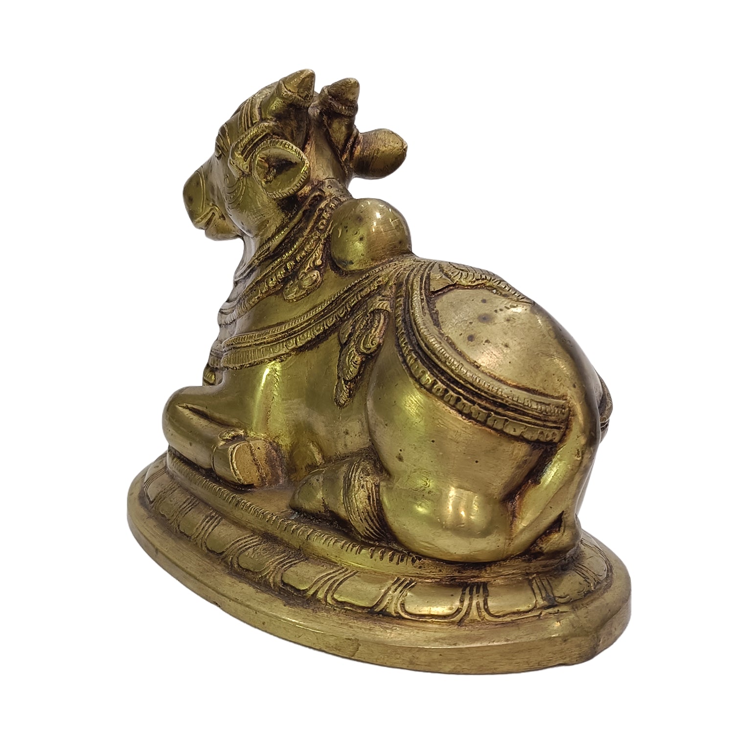 Nandhi Sitting (Brass Colour)