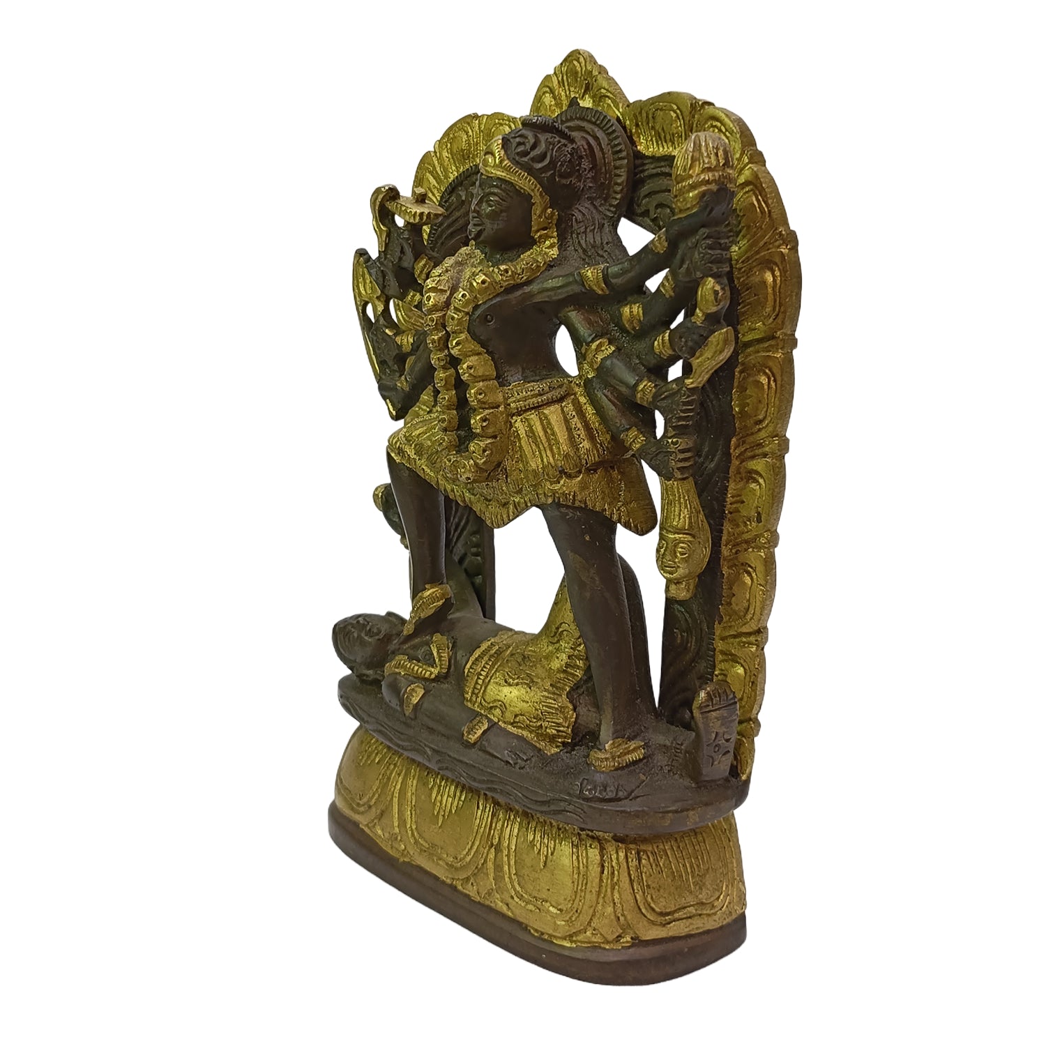 Kali Standing With Ten Hand (Double Colour)