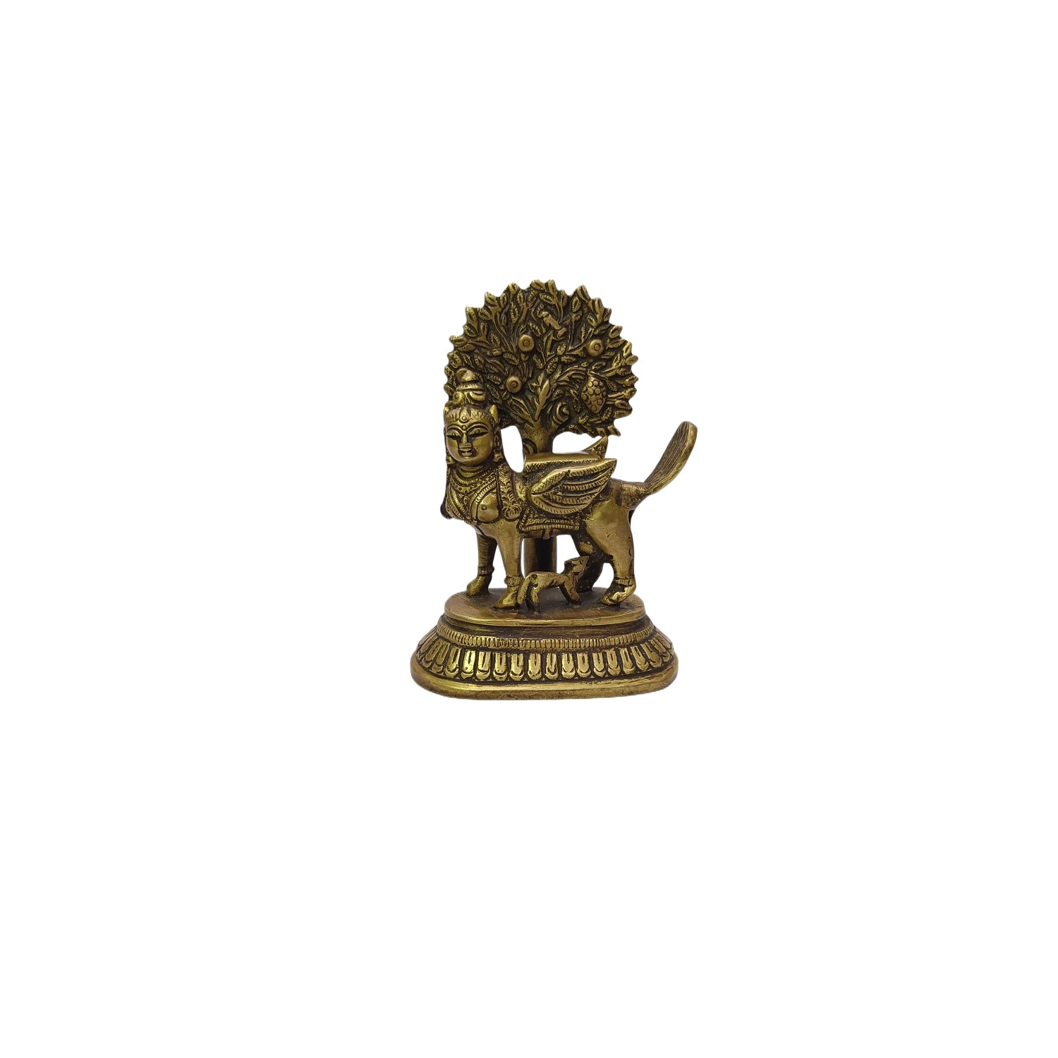 Kamadhenu With Tree