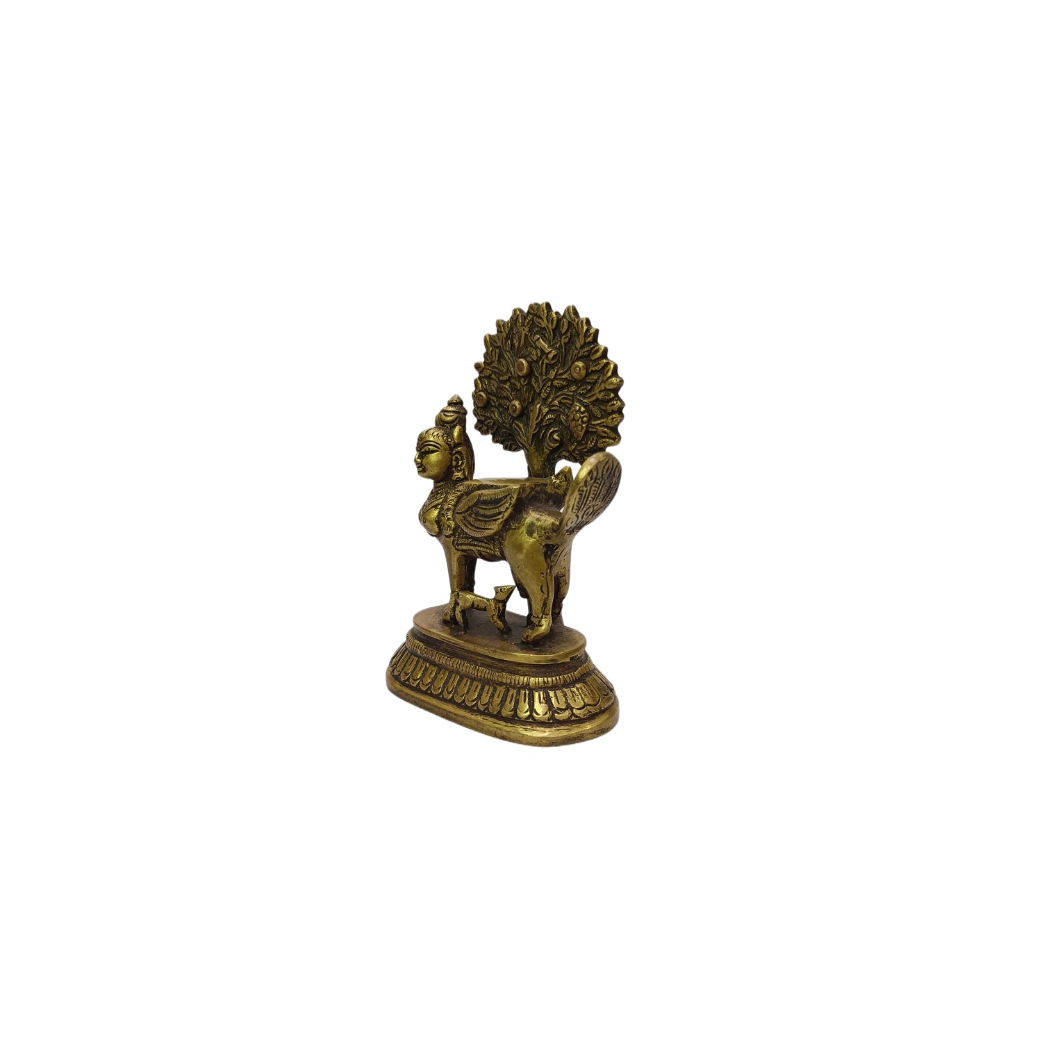 Kamadhenu With Tree