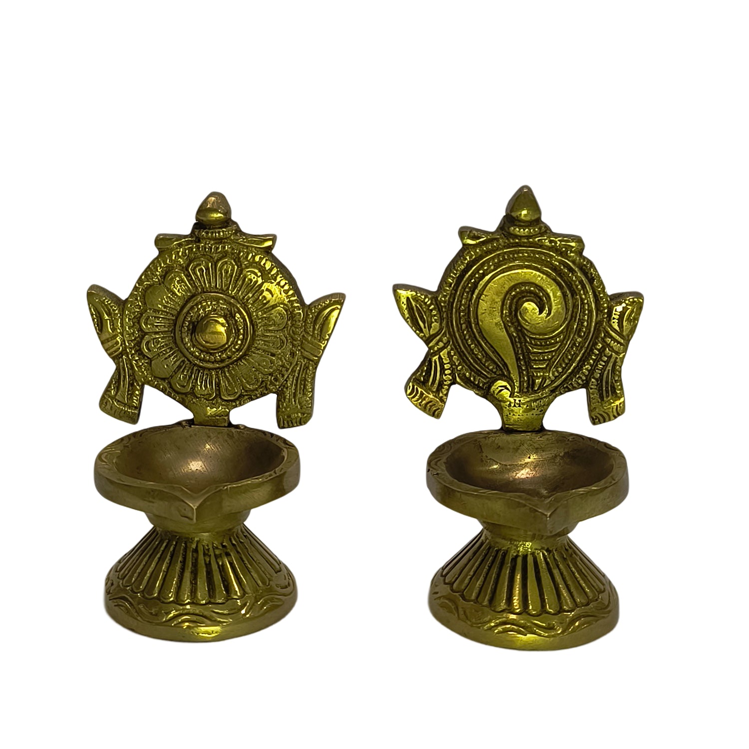 Shanku & Chakara Lamp (Set Of 2)