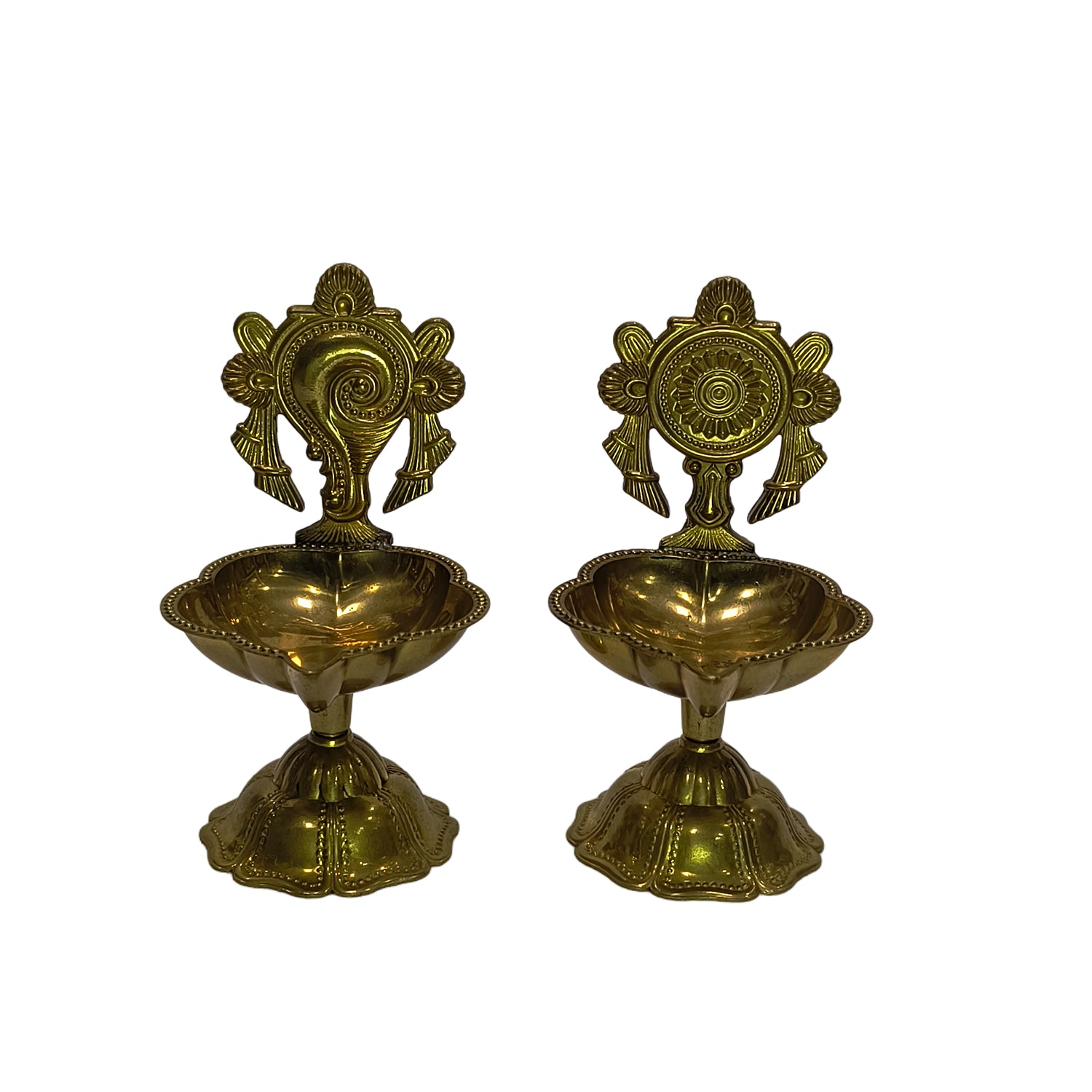 Shanku & Chakara Lamp (Set Of 2)