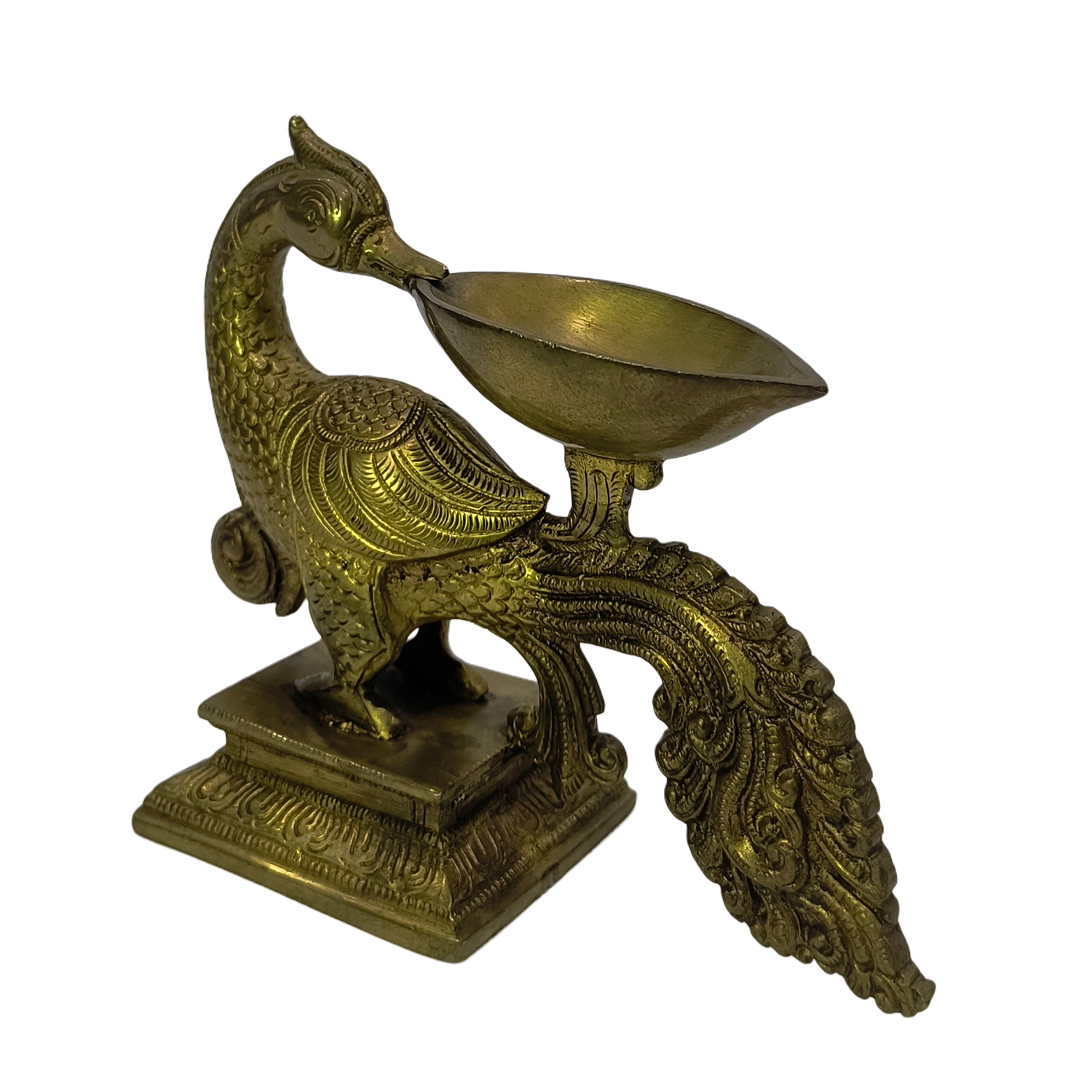 Swan Lamp Looking Back