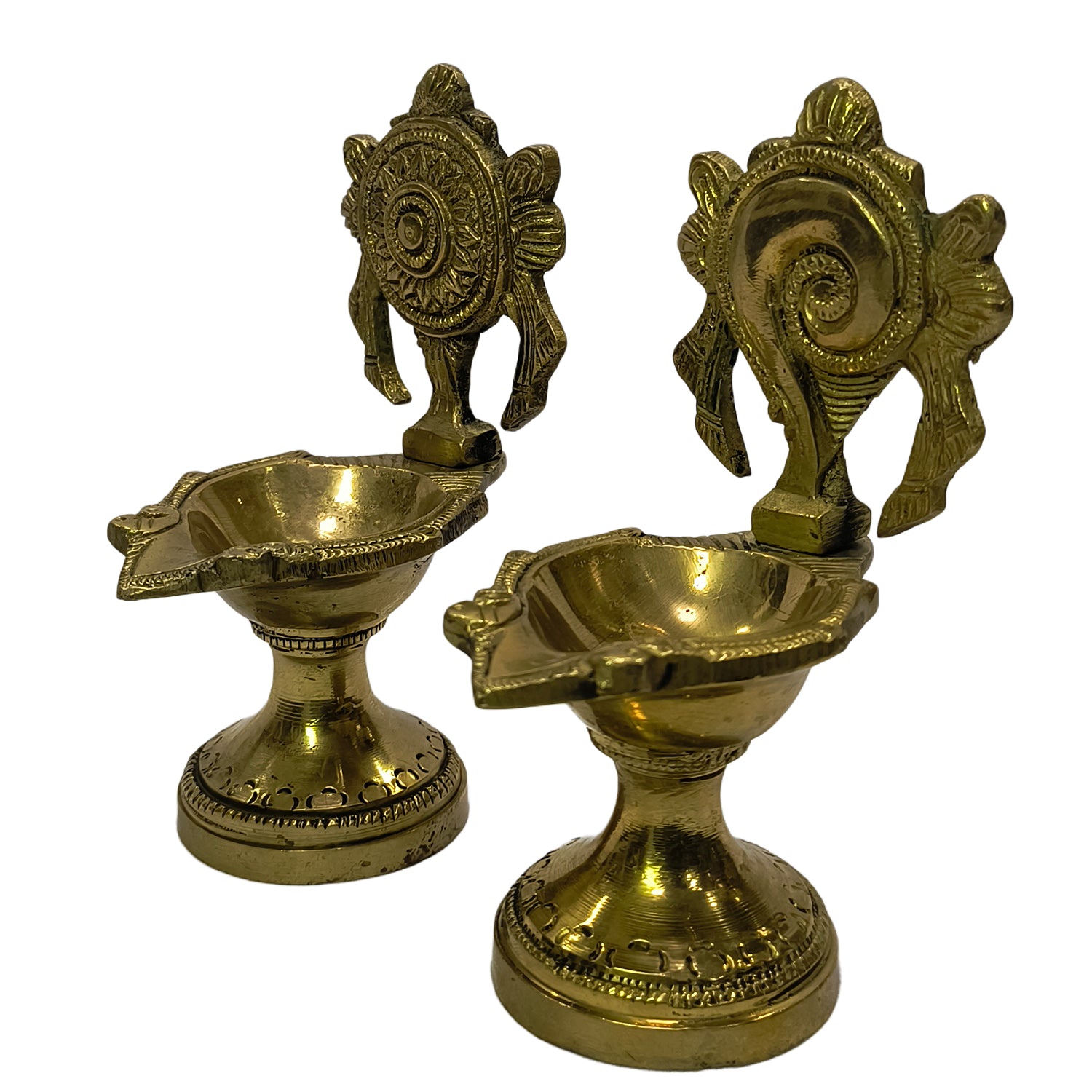 Shanku & Chakara Lamp (Set Of 2)
