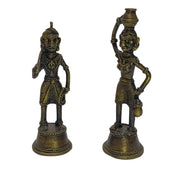 Tribal Model Man & Women Yellow Colour Set Of 2
