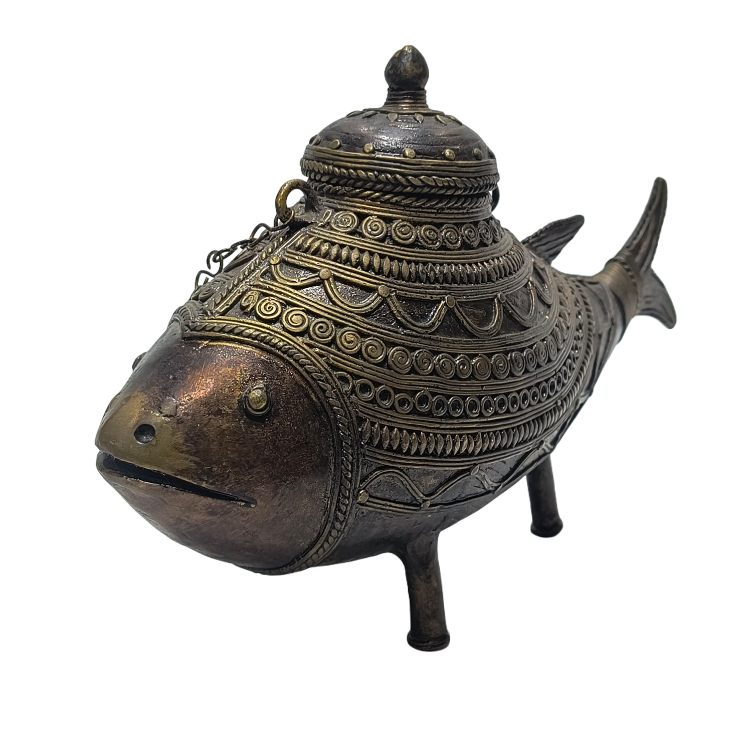 Tribal Model Fish Water Pot