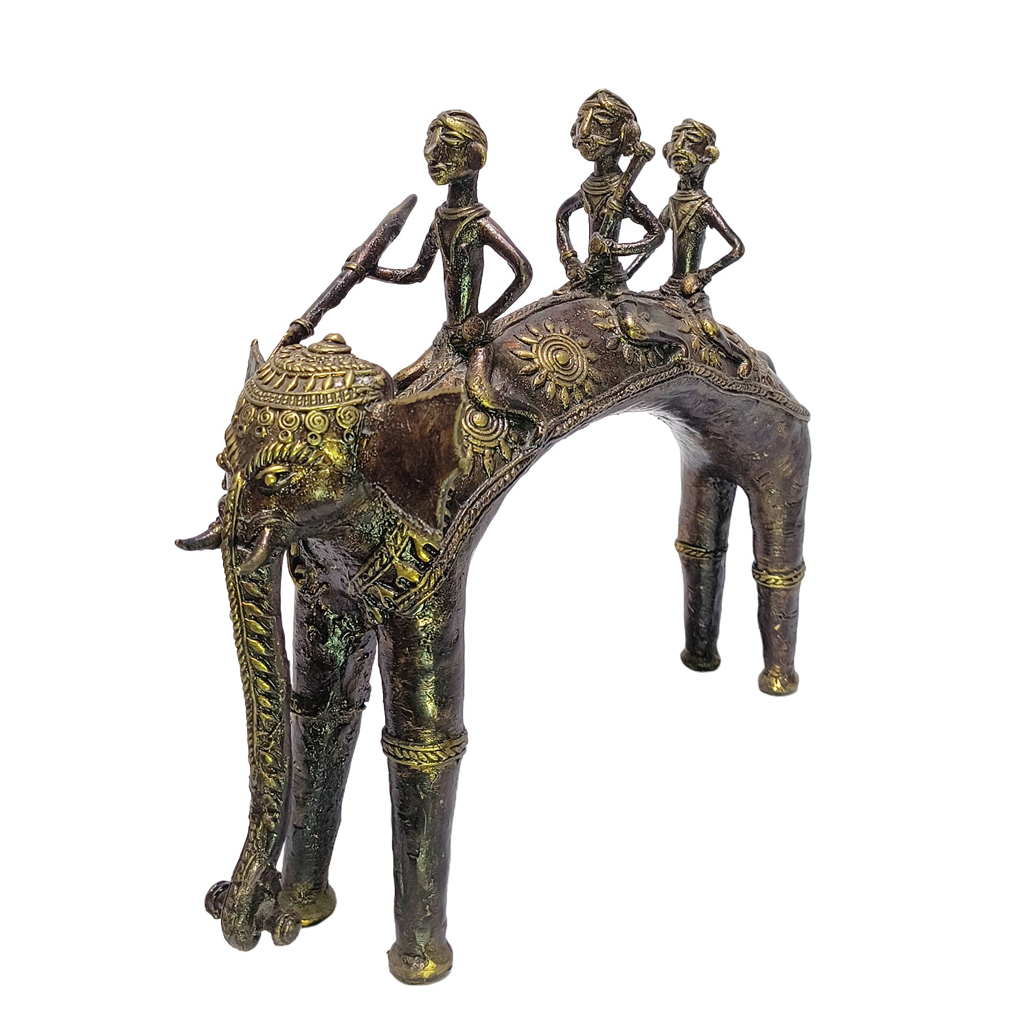 Tribal Model Elephant With Rider