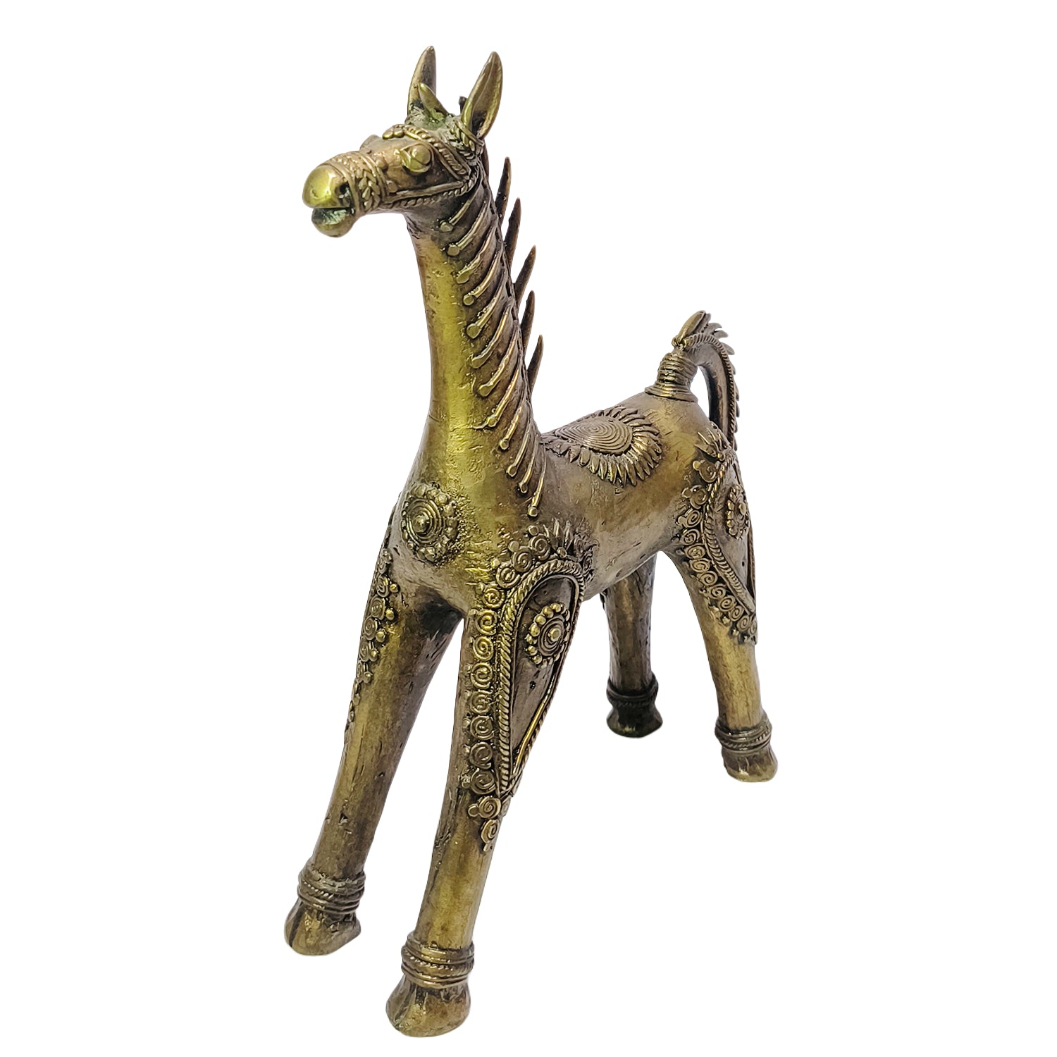 Tribal model Horse Brass Colour