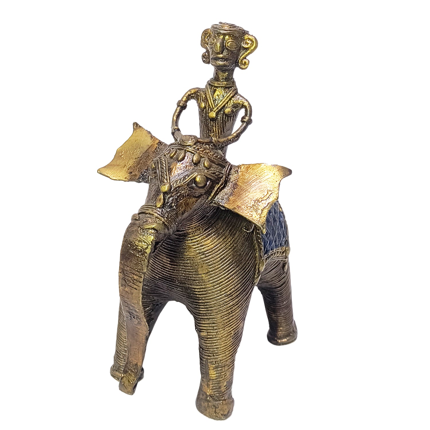 Tribal Model Elephant With Rider