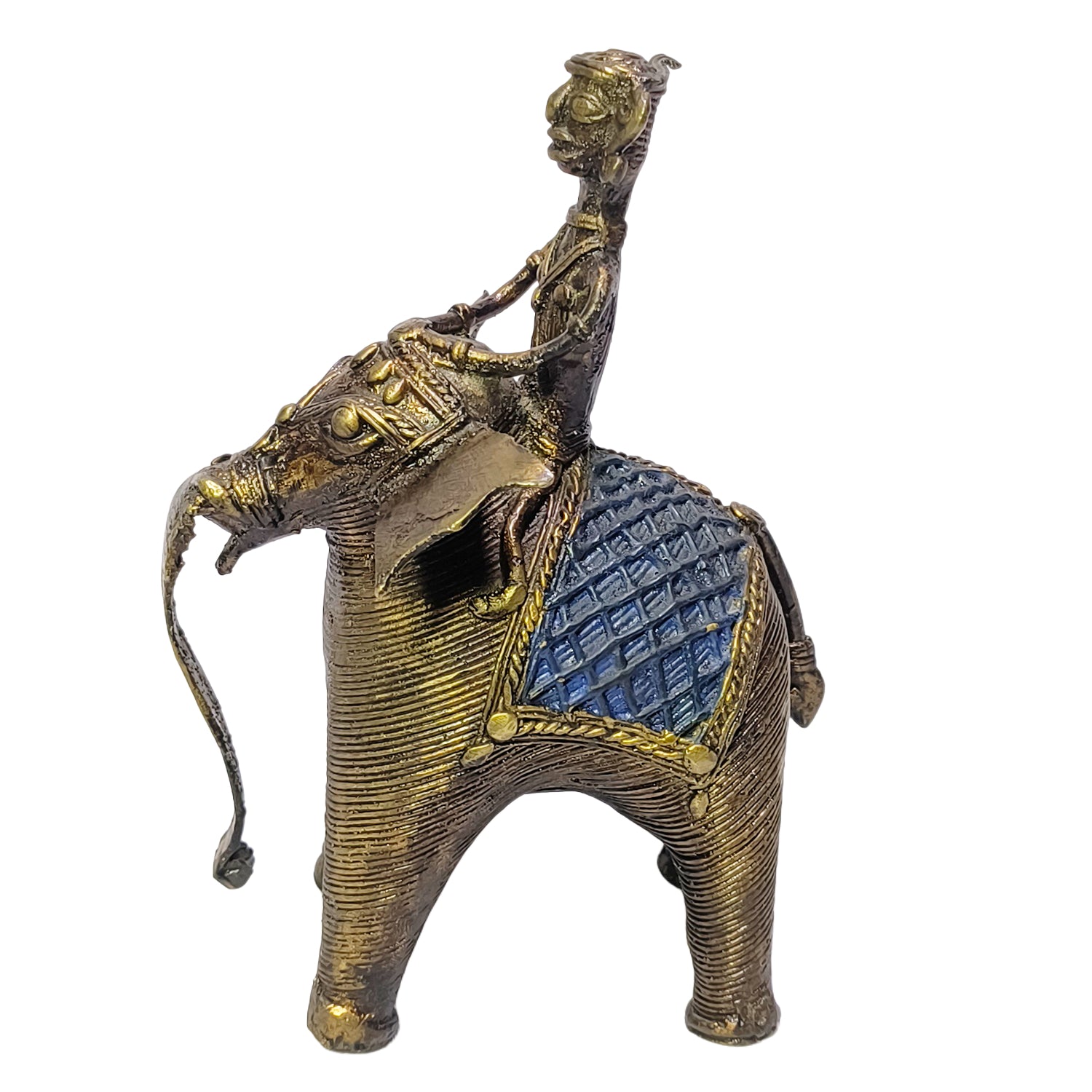 Tribal Model Elephant With Rider