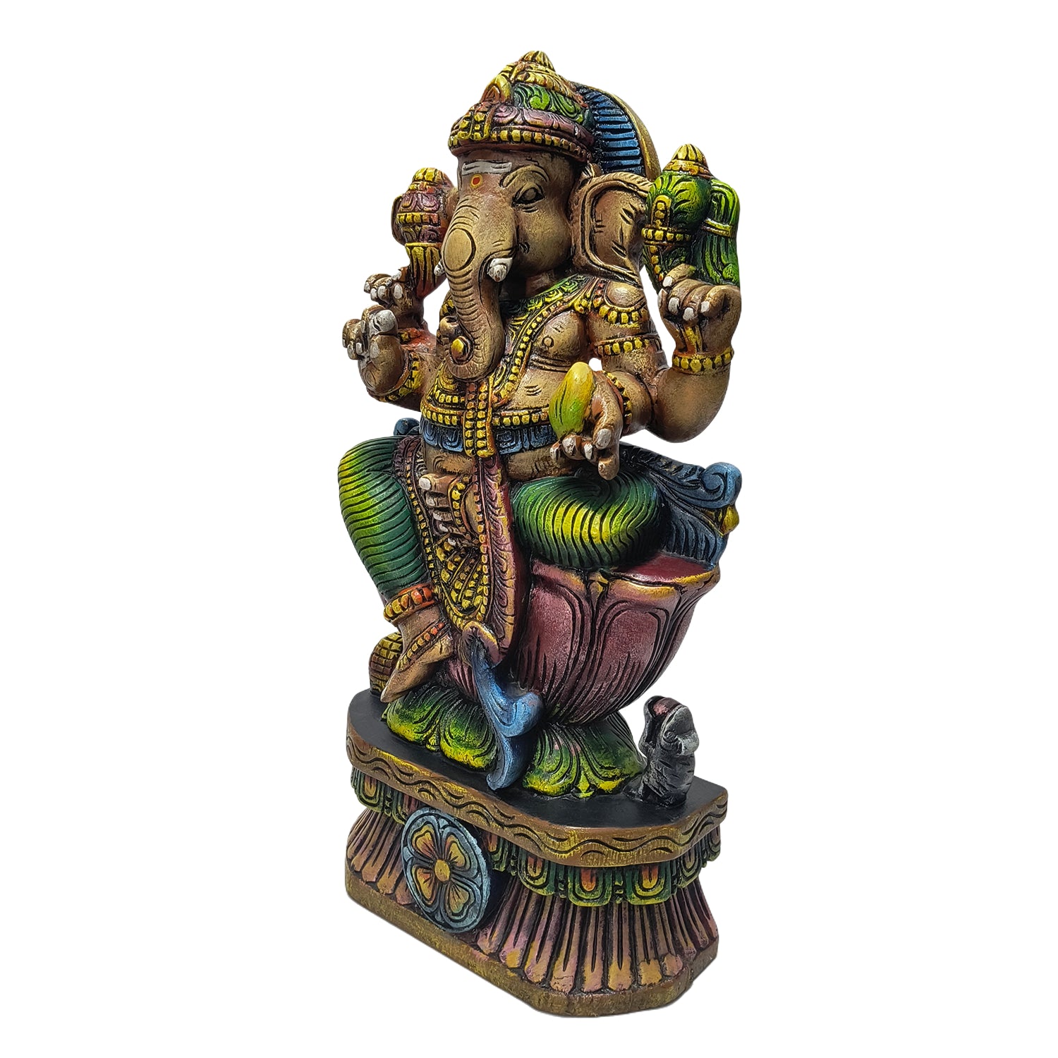 Ganesh Sitting (Sandal Colour Painted )