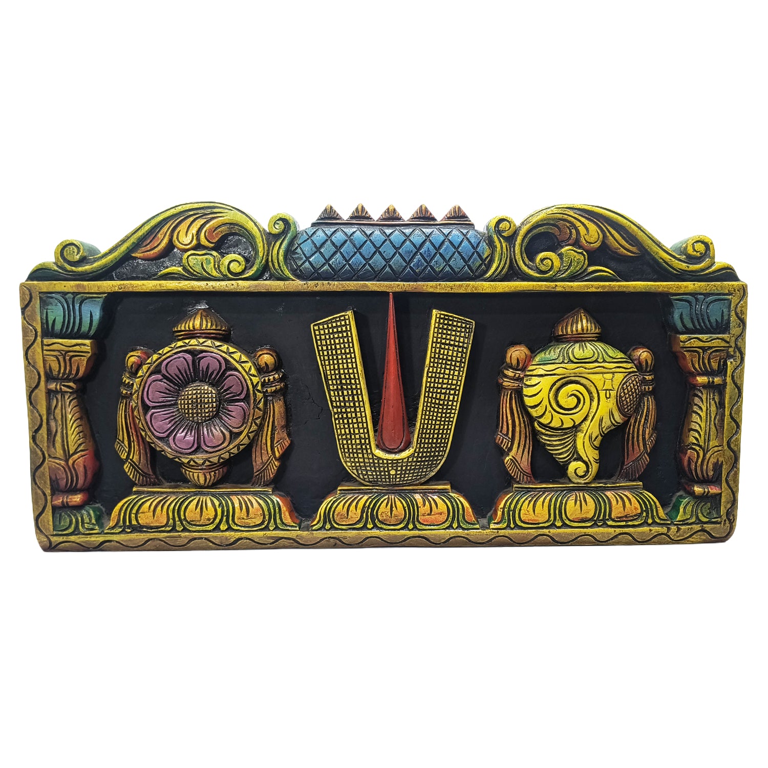 Panel Vishnu Symbol Big (Colour)