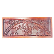 Panel Gaja Ganesh (Plain Brown)