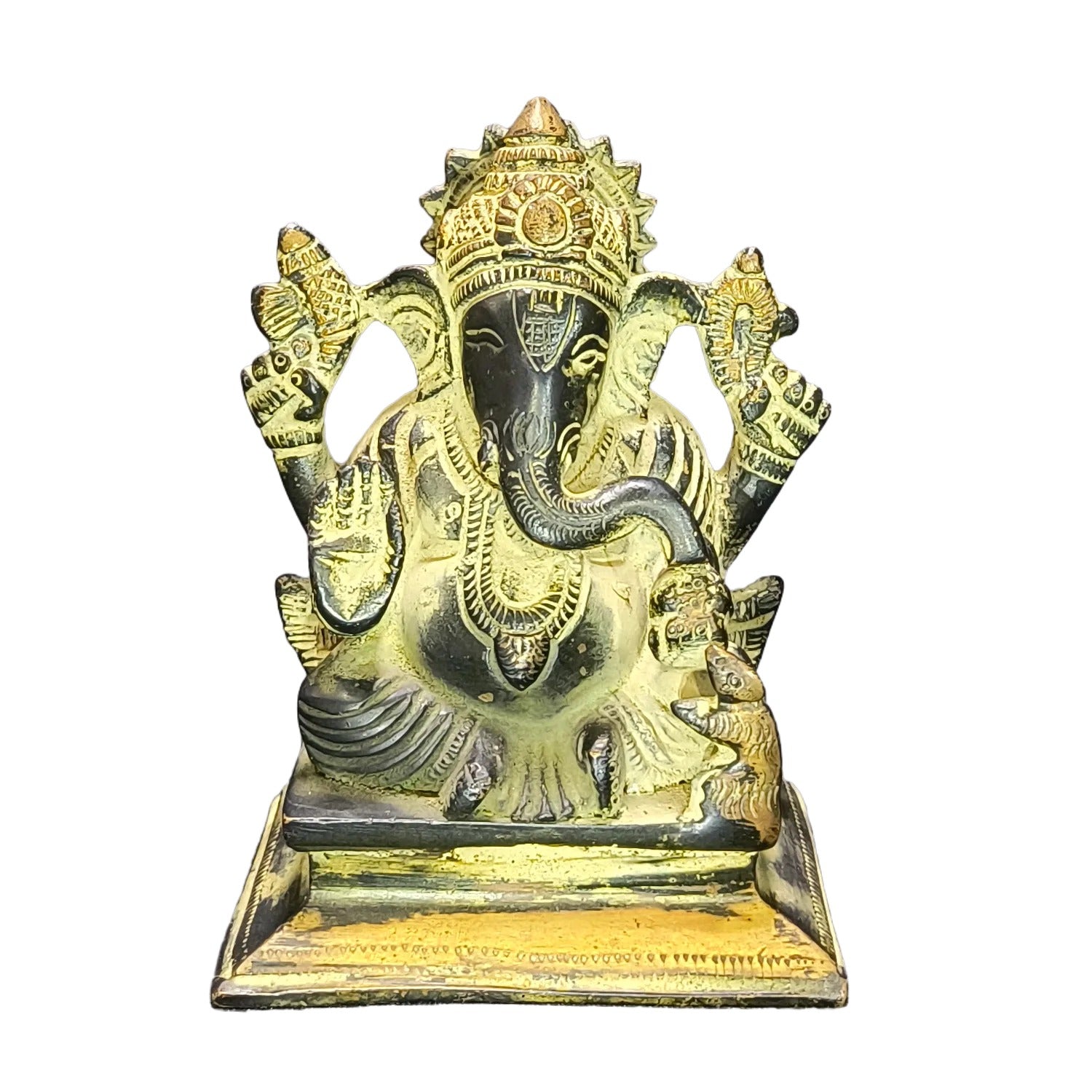 Ganesh Sitting  (Green color)