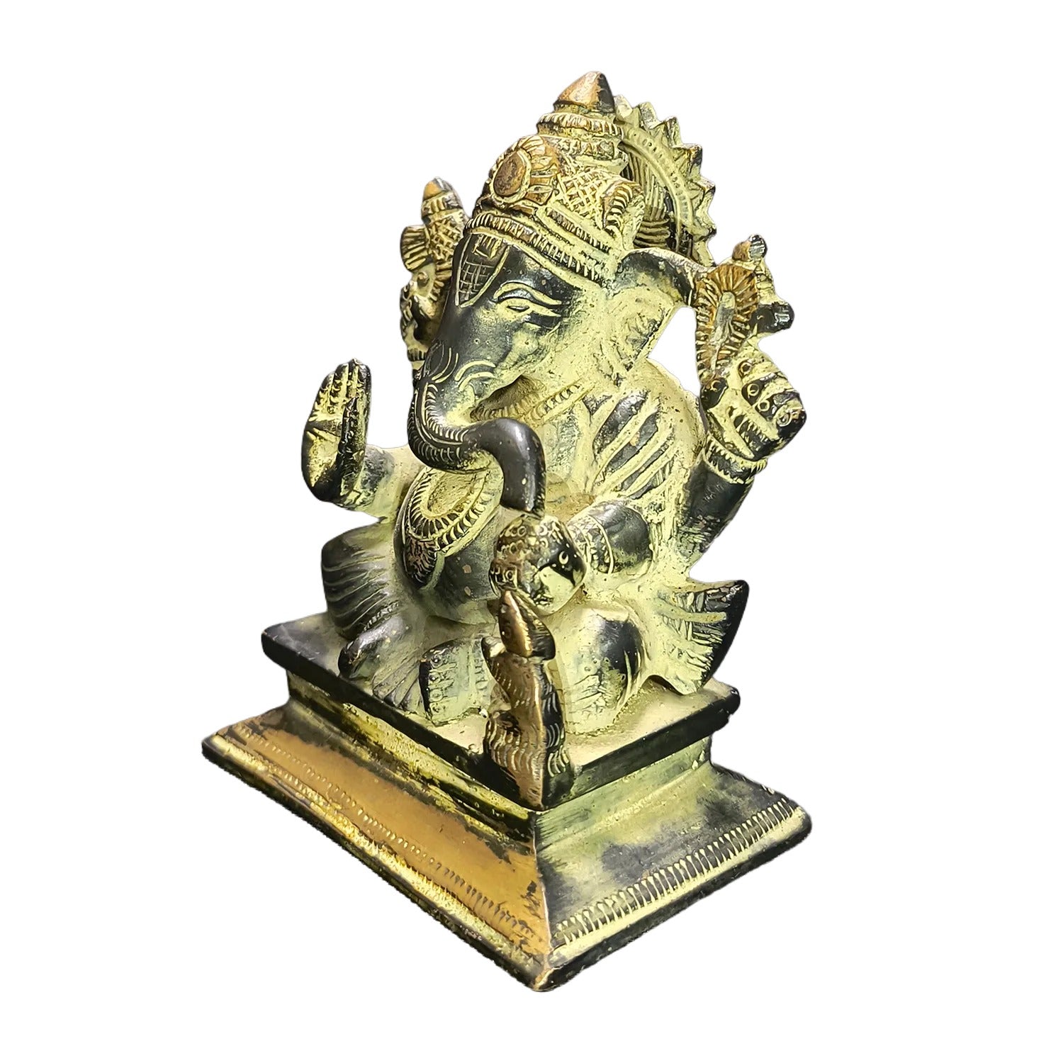 Ganesh Sitting  (Green color)