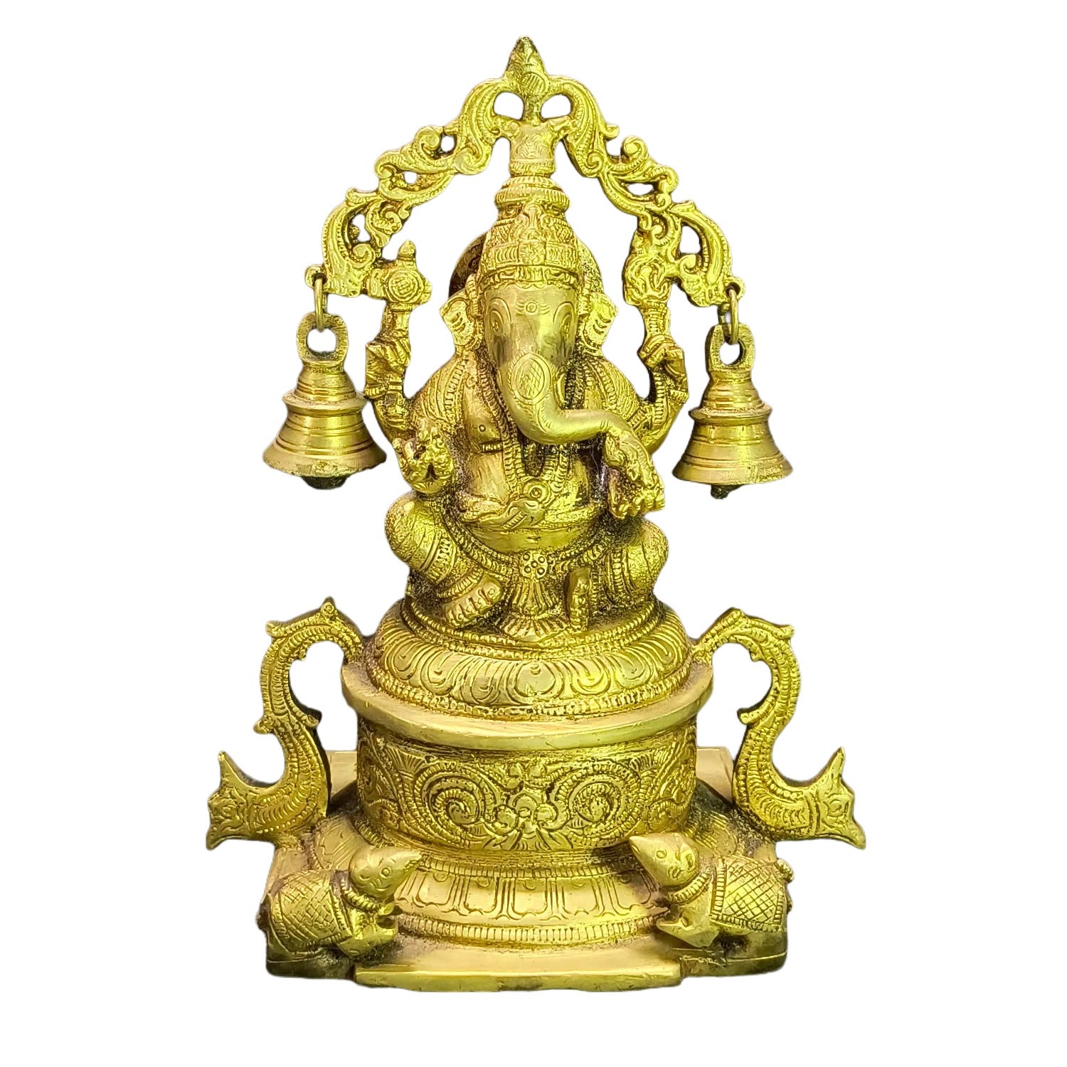 Ganesh Sitting with Bell