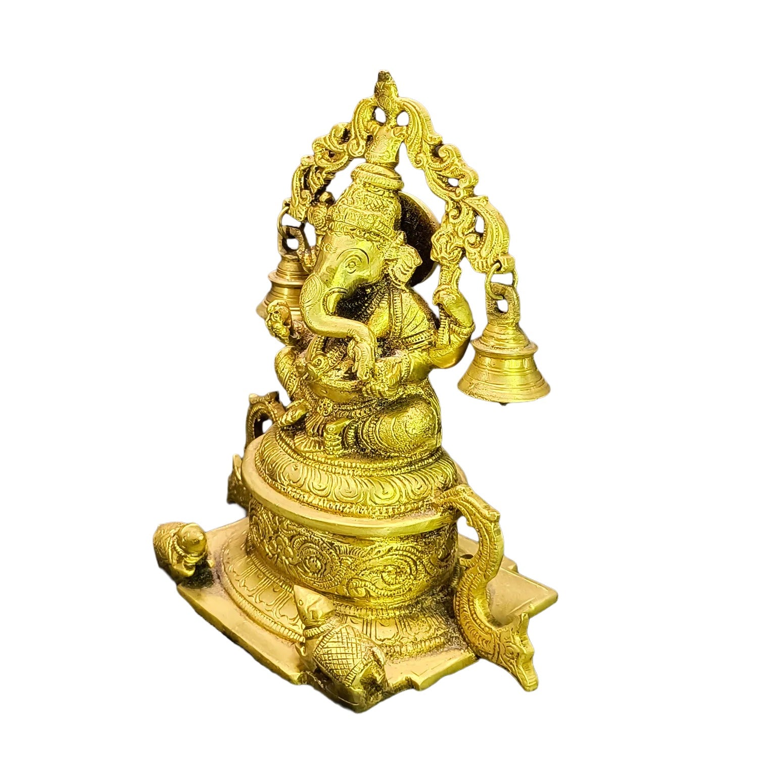 Ganesh Sitting with Bell