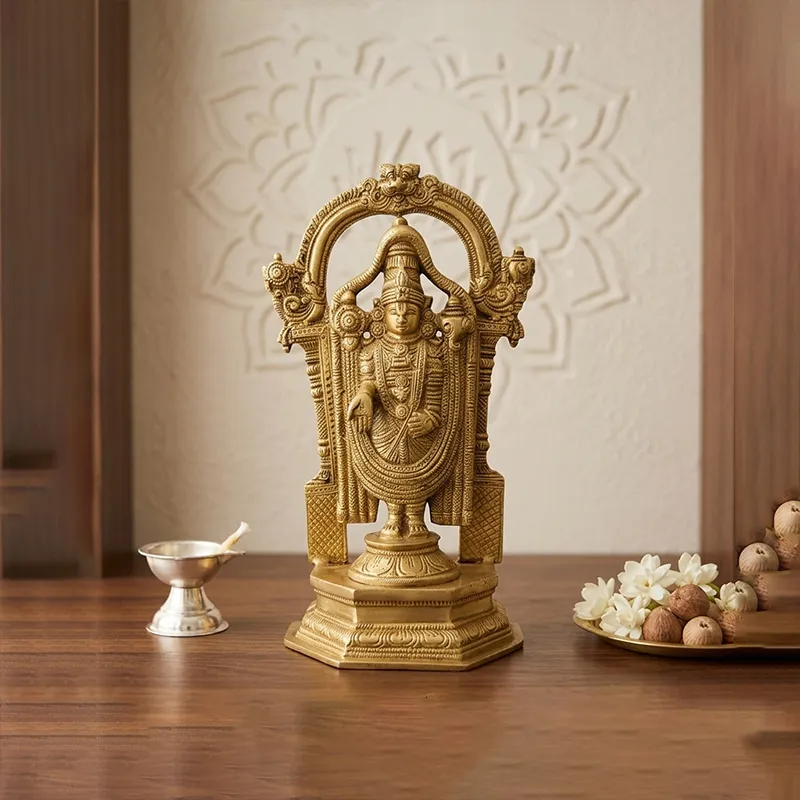 Relaxing Ganesh handcrafted wooden idol
