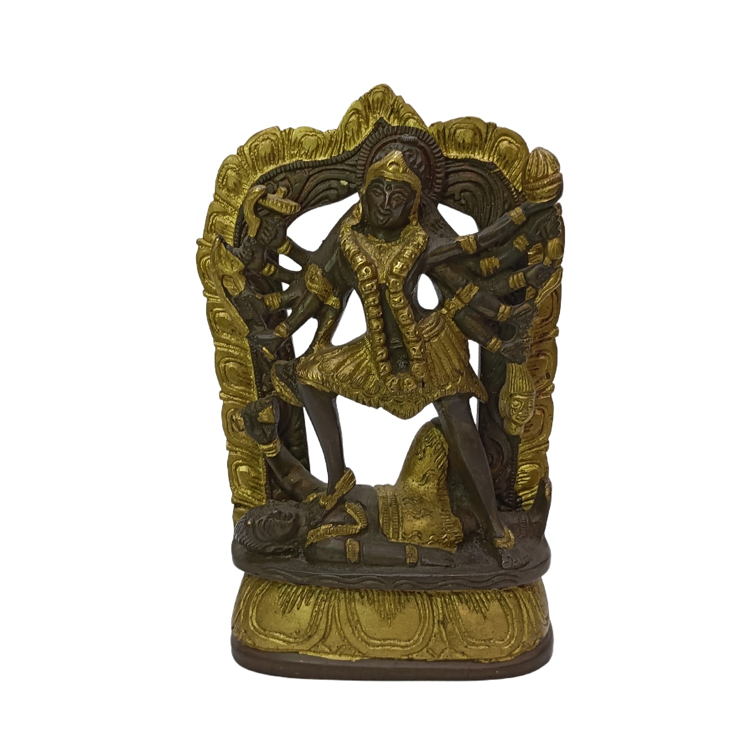 Relaxing Ganesh handcrafted wooden idol
