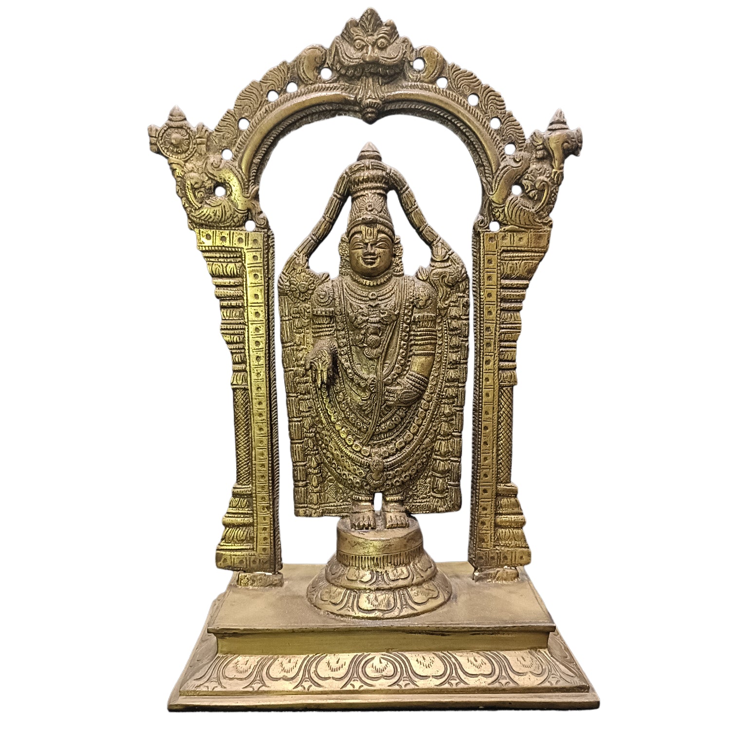 Relaxing Ganesh handcrafted wooden idol