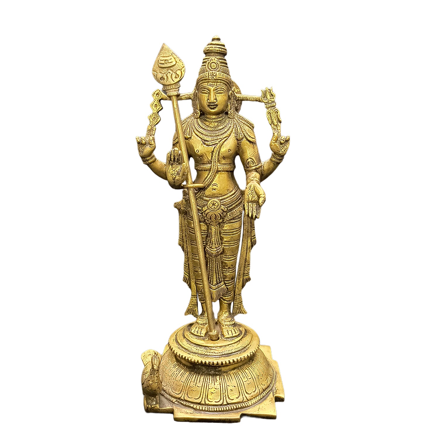 Relaxing Ganesh handcrafted wooden idol