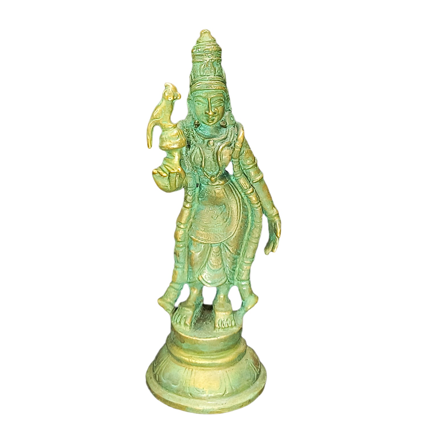 Relaxing Ganesh handcrafted wooden idol